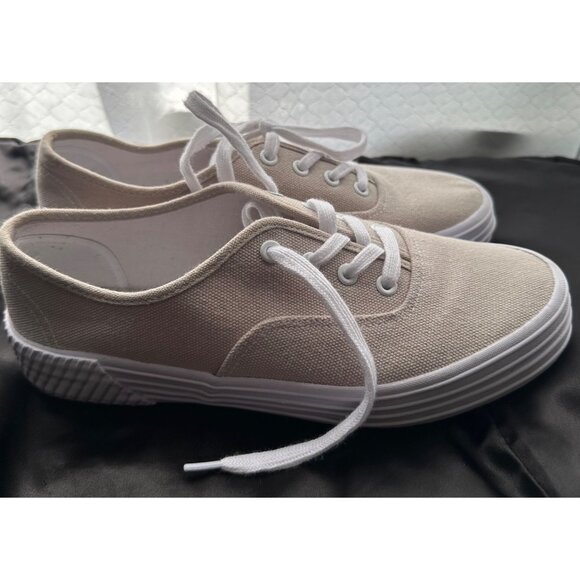 Tommy Bahama Women’s Sneakers Size 9 | Light Khaki Fabric w/ White Soles | Coast - Picture 1 of 6